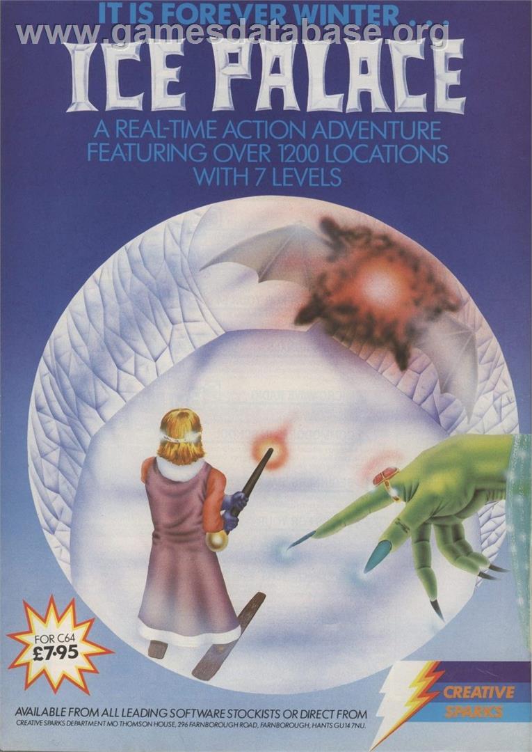 Ice Palace (Creative Sparks) - Commodore 64 - Artwork - Advert