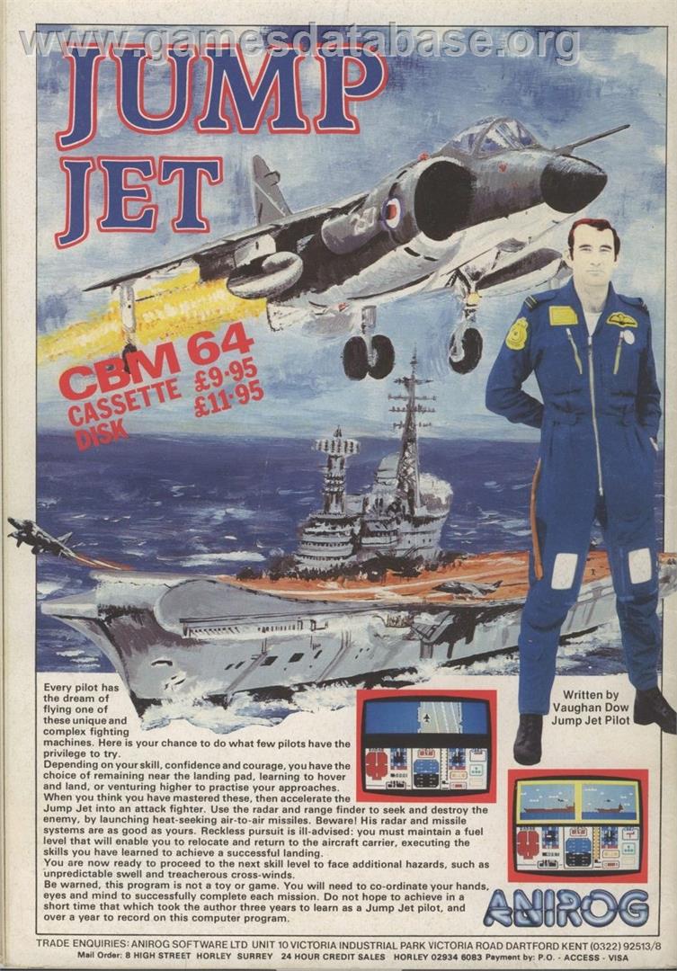 Jump Jet - Dragon 32-64 - Artwork - Advert