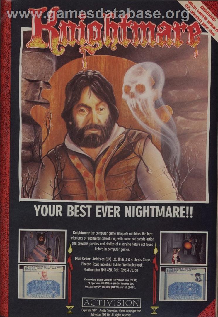 Knightmare! (Romik Software) - Commodore 64 - Artwork - Advert