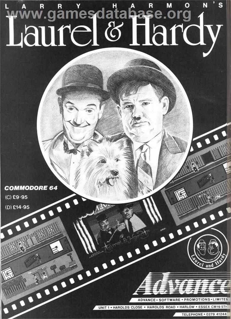 Laurel And Hardy - Commodore 64 - Artwork - Advert