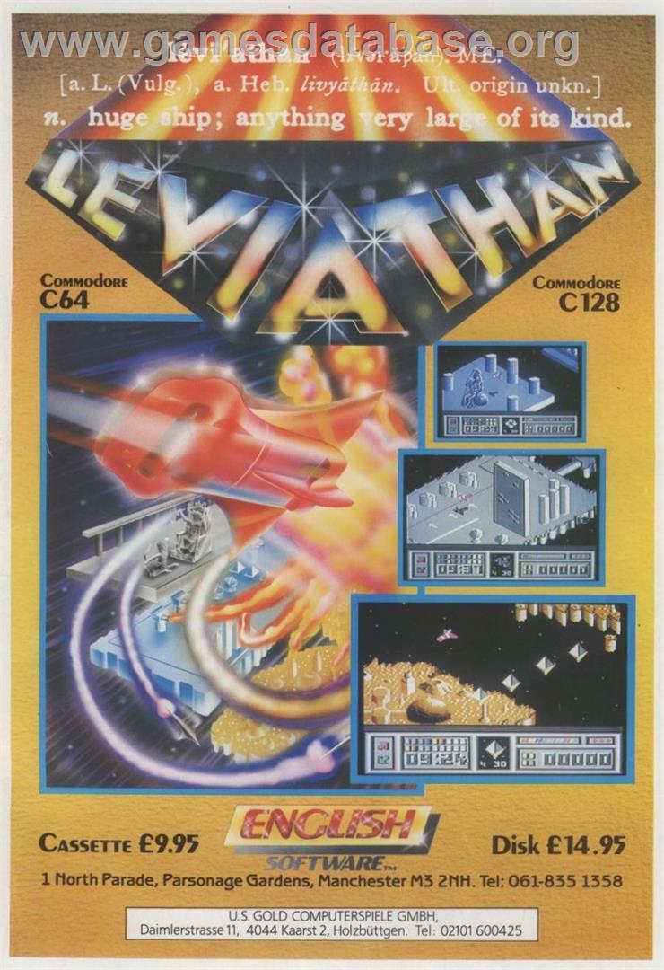 Leviathan - Amstrad CPC - Artwork - Advert