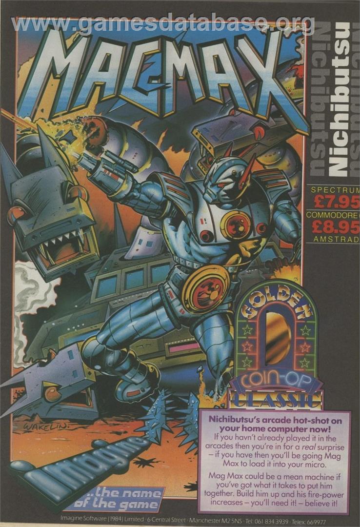 Mag Max - Amstrad CPC - Artwork - Advert