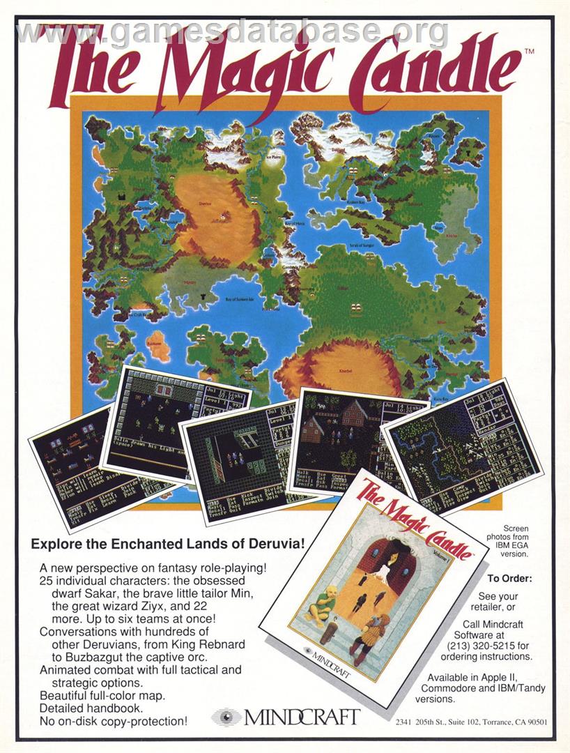 Magic Candle, The - Microsoft DOS - Artwork - Advert