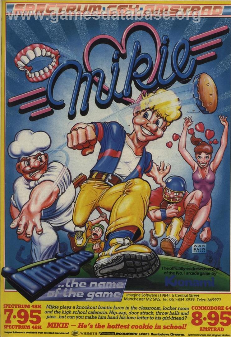 Mikie - Coleco Vision - Artwork - Advert