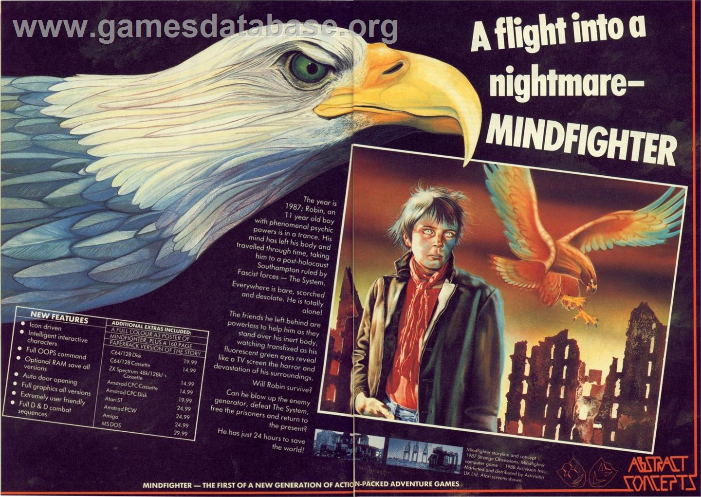 Mindfighter - Microsoft DOS - Artwork - Advert