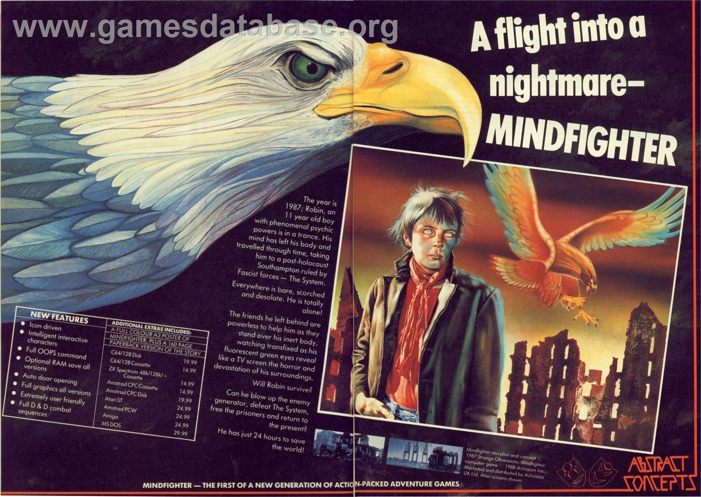 Mindfighter - Commodore Amiga - Artwork - Advert