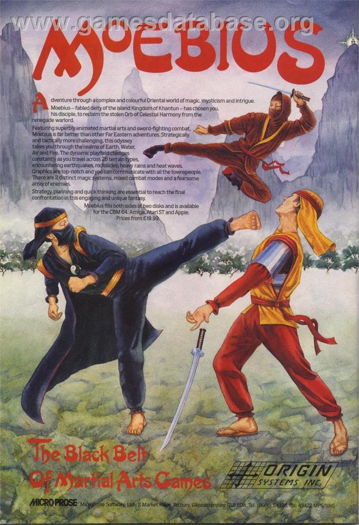 Moebius - Commodore 64 - Artwork - Advert