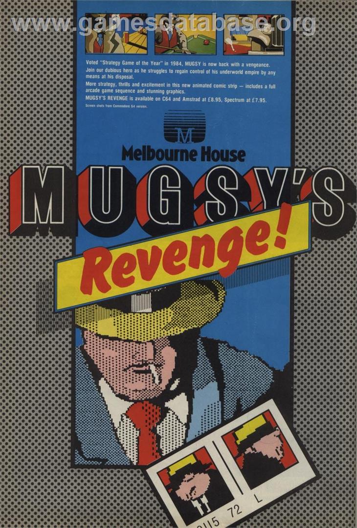 Mugsy's Revenge - Commodore 64 - Artwork - Advert