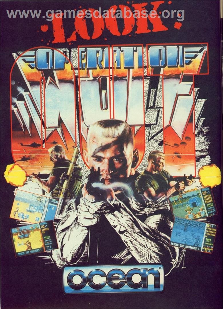 Operation Wolf - Commodore Amiga - Artwork - Advert