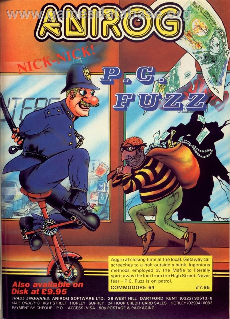 Pc Fuzz - Commodore 64 - Artwork - Advert