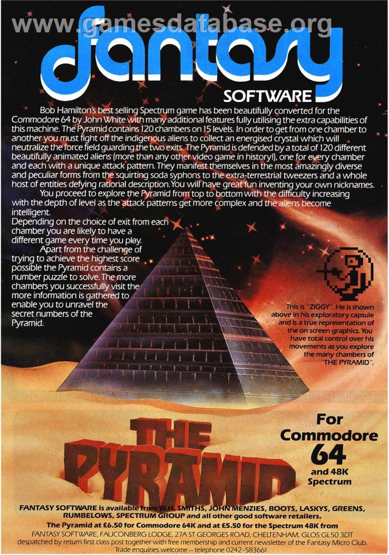 Pyramid (Compute!) - Commodore 64 - Artwork - Advert