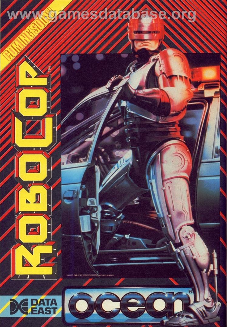 RoboCop - Commodore 64 - Artwork - Advert