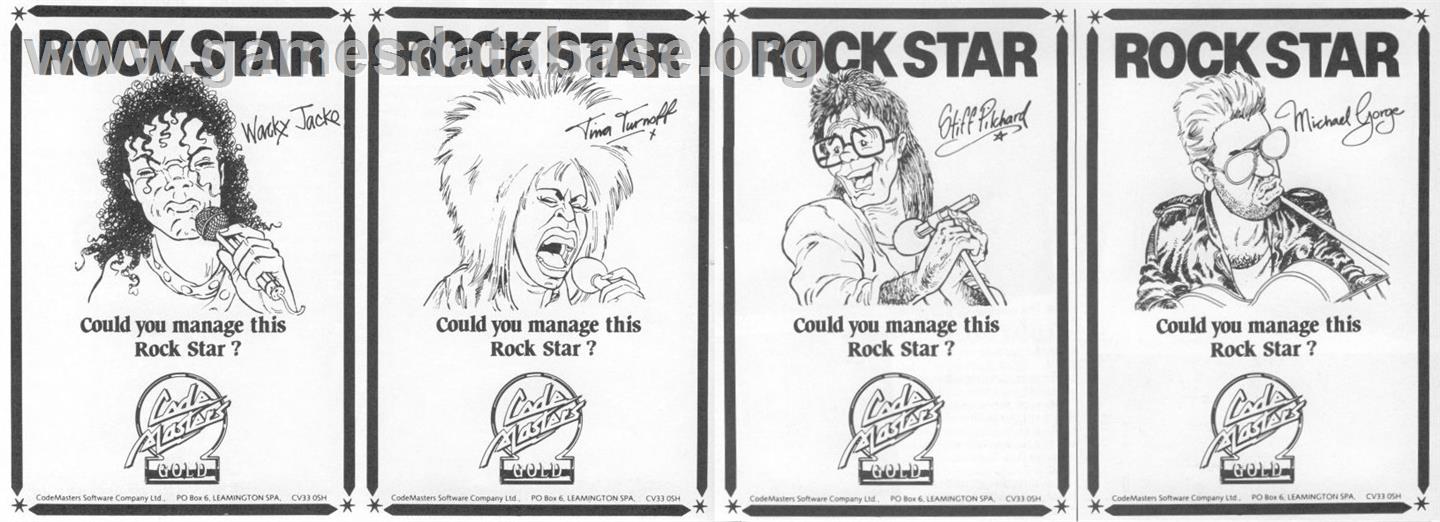 Rock Star - Commodore 64 - Artwork - Advert