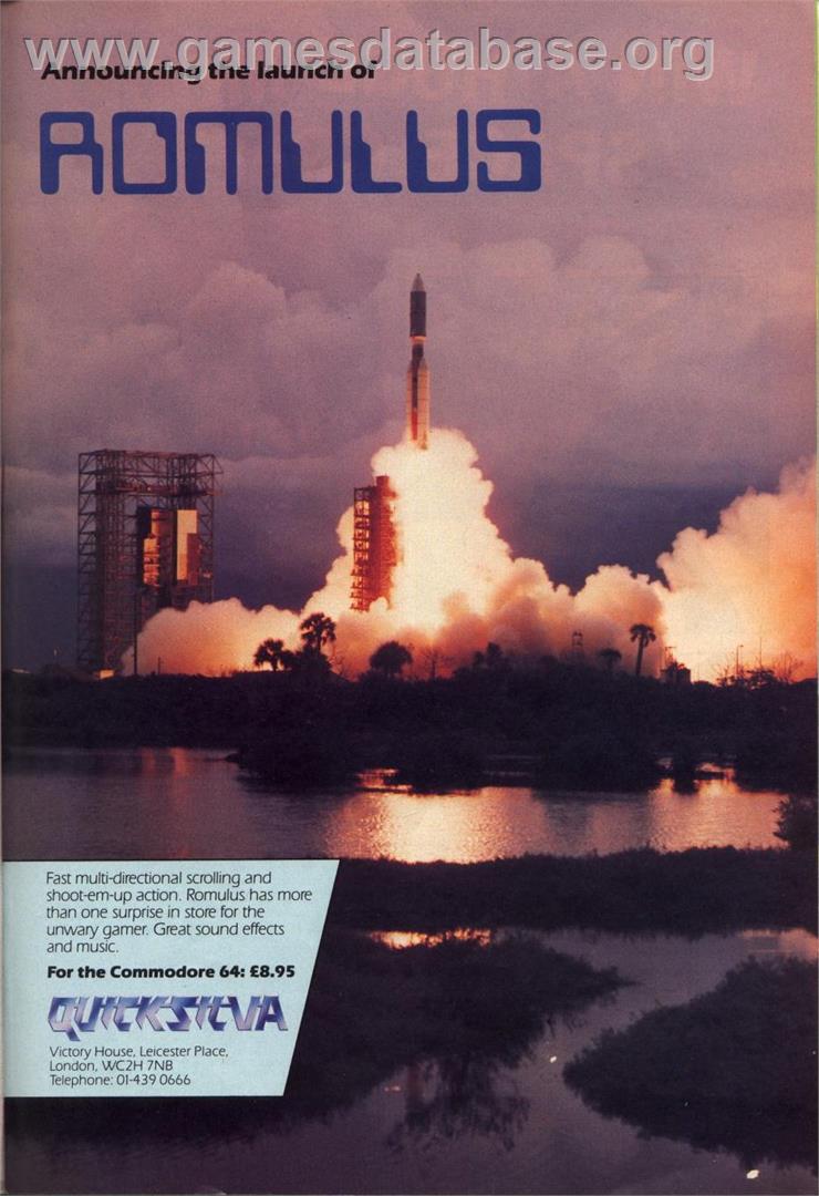 Romulus - Commodore 64 - Artwork - Advert