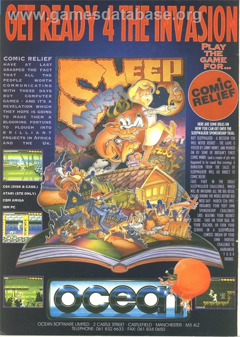 Sleepwalker (Zeppelin) - Commodore 64 - Artwork - Advert