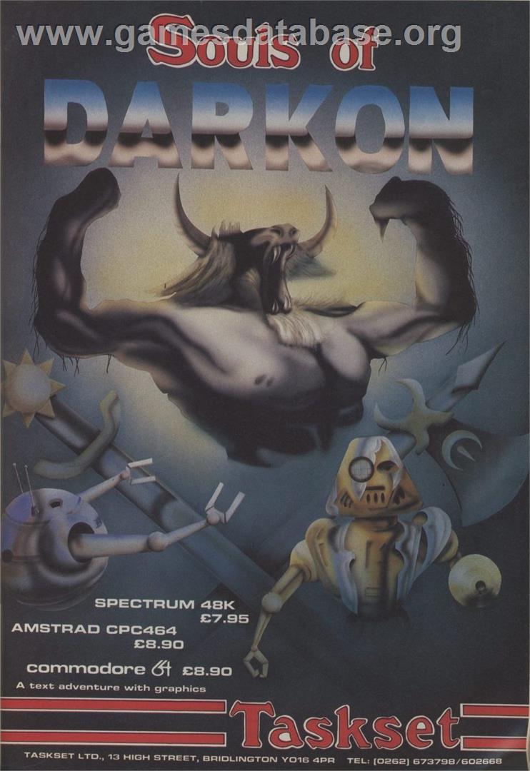Souls Of Darkon - Amstrad CPC - Artwork - Advert