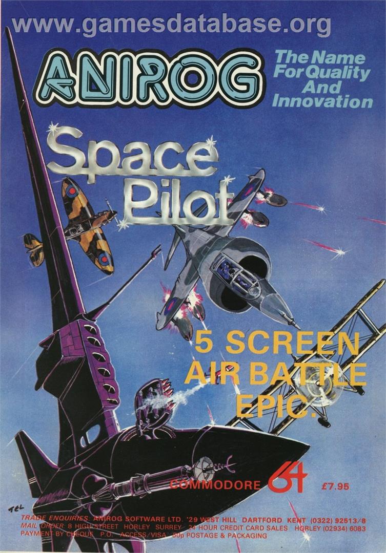 Space Pilot - Commodore 64 - Artwork - Advert