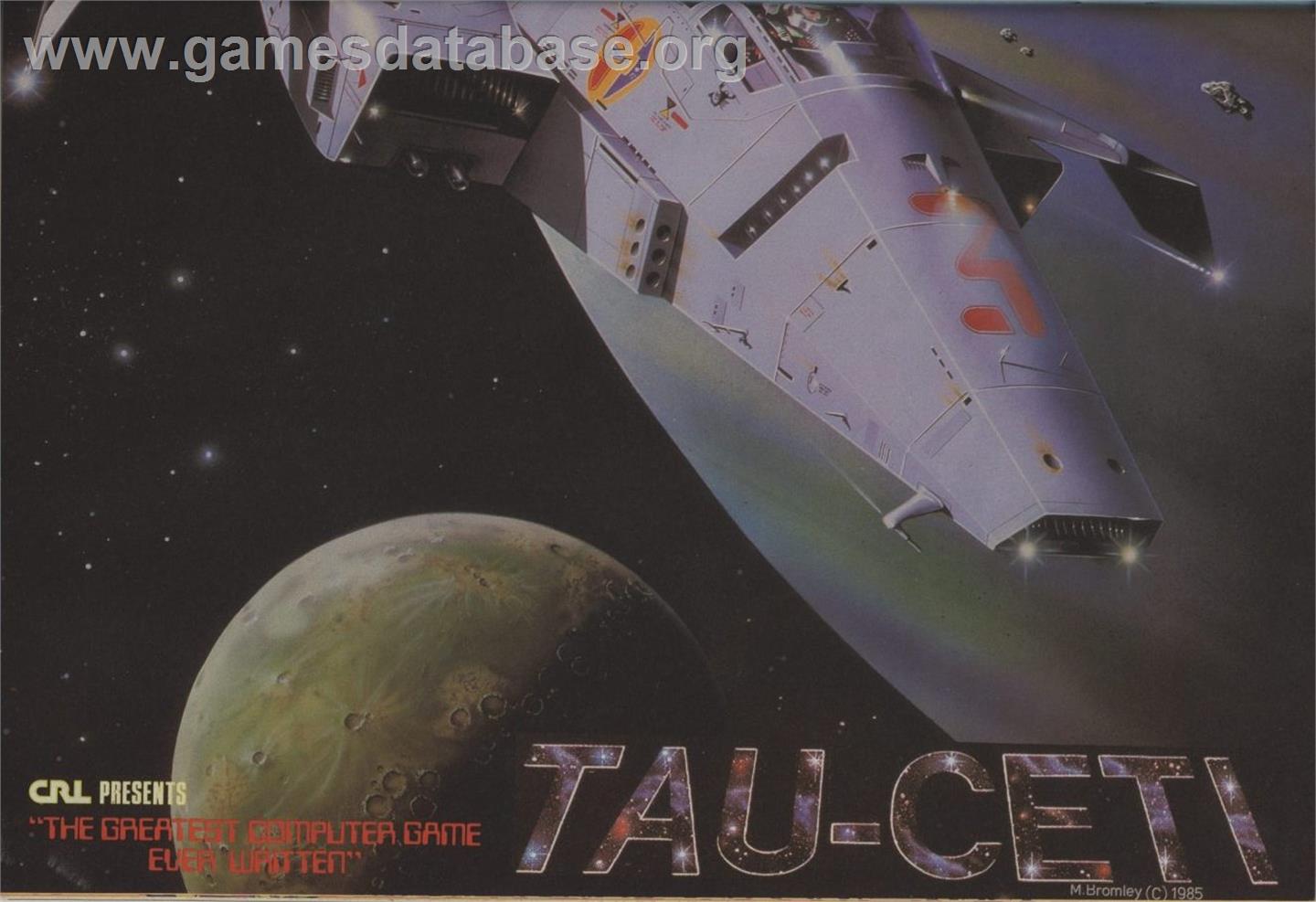 Tau Ceti - Microsoft DOS - Artwork - Advert