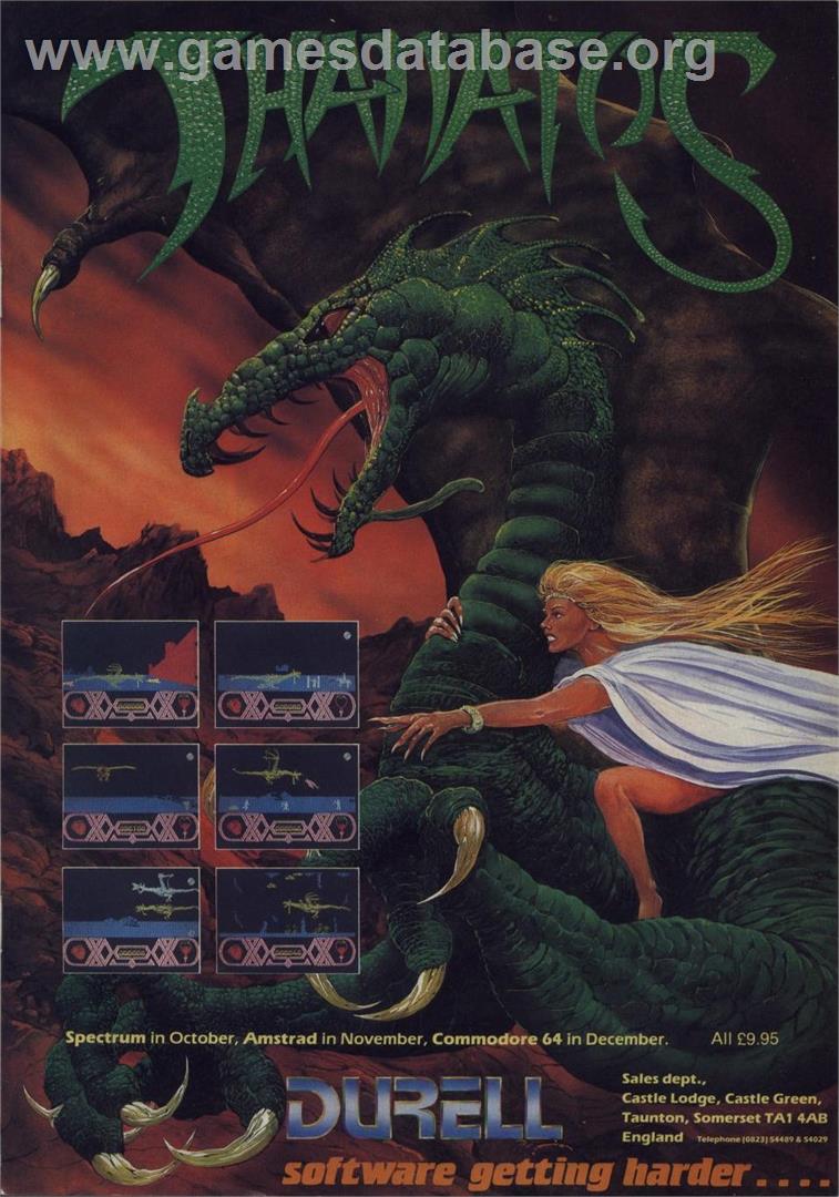 Thanatos - Commodore 64 - Artwork - Advert
