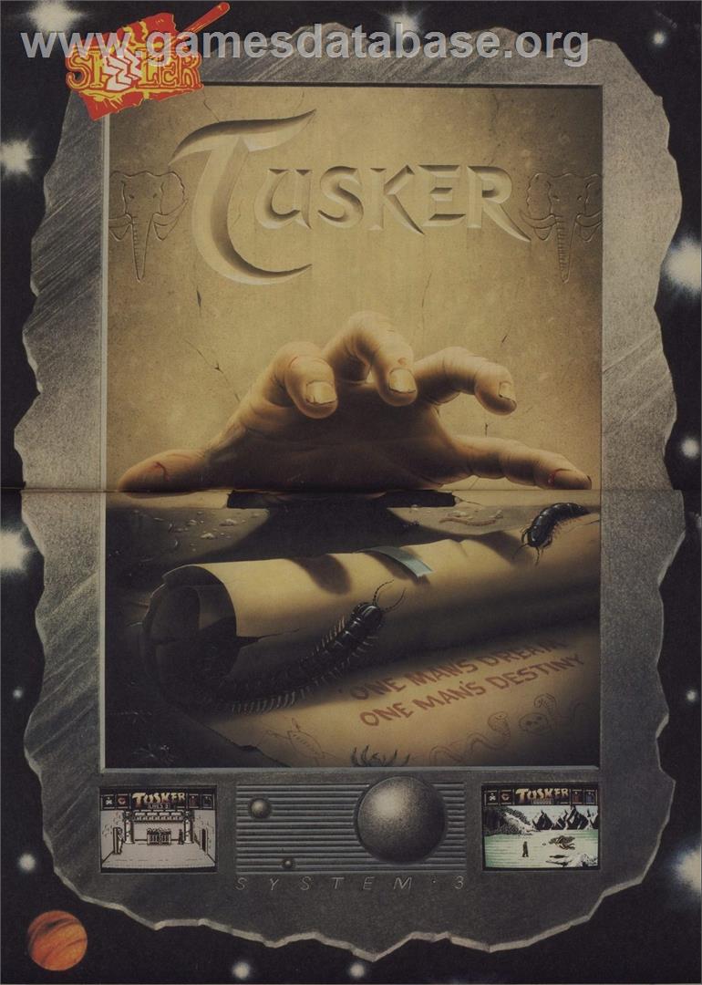 Tusker - Atari 8-bit - Artwork - Advert