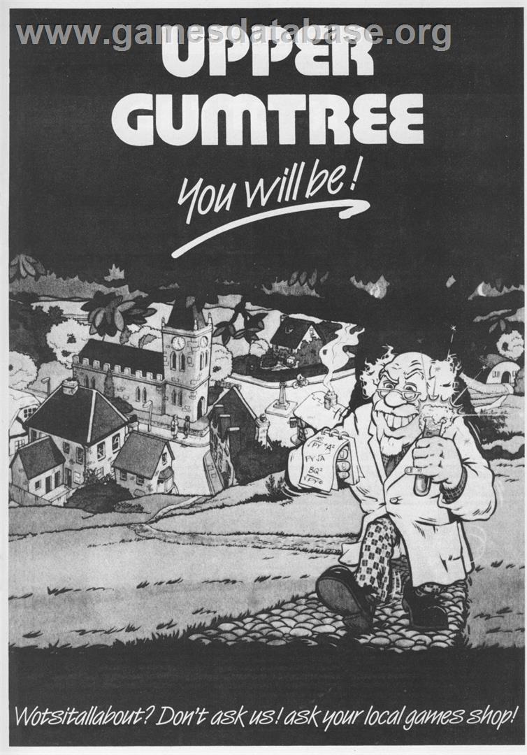 Upper Gumtree - Commodore 64 - Artwork - Advert