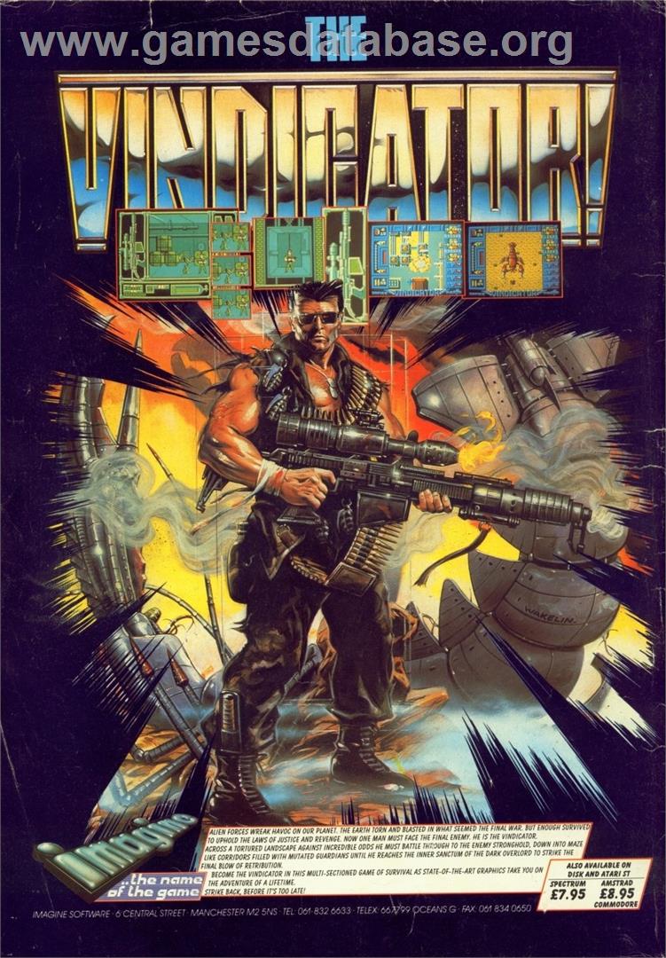 Vindicator, The - Commodore 64 - Artwork - Advert