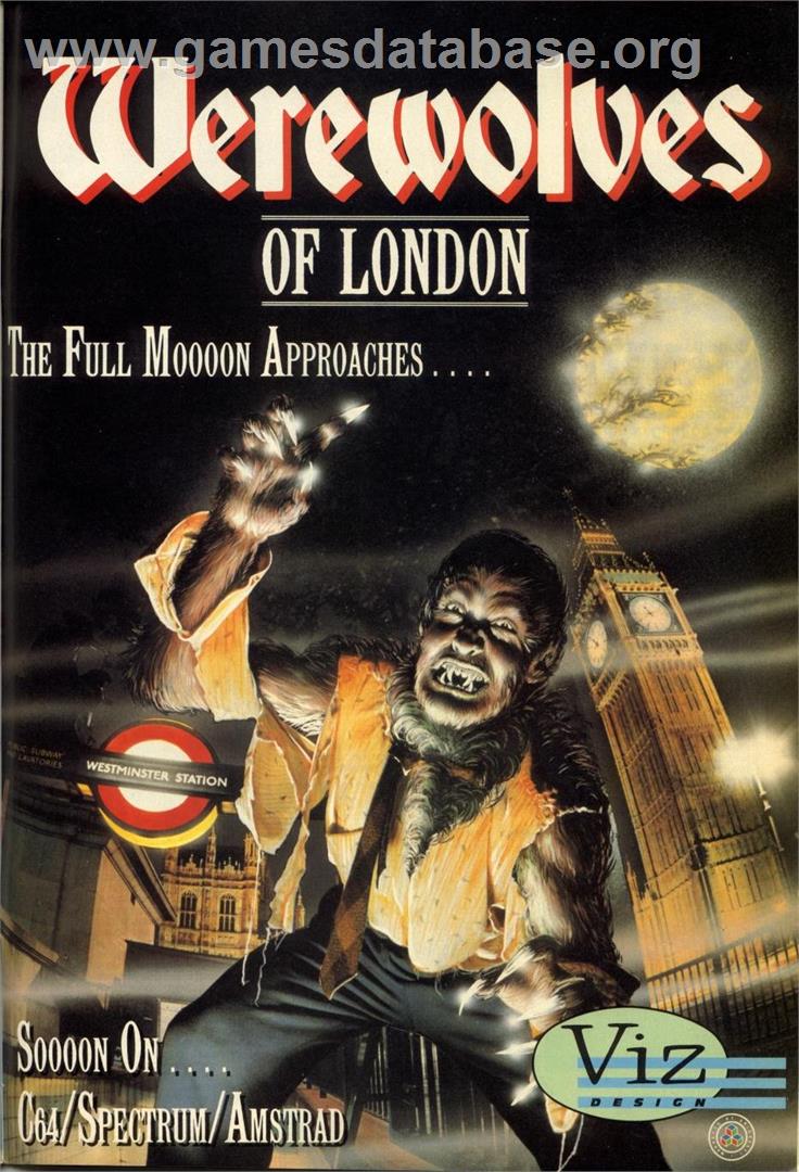 Werewolves of London - Commodore 64 - Artwork - Advert