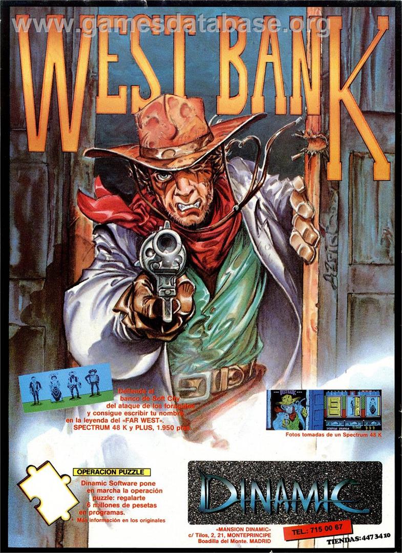 West Bank - Commodore 64 - Artwork - Advert