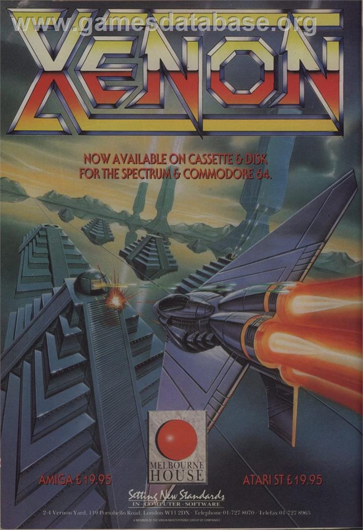 Xenon - Commodore 64 - Artwork - Advert