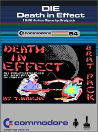 Box cover for - Death in Effect, Die on the Commodore 64.