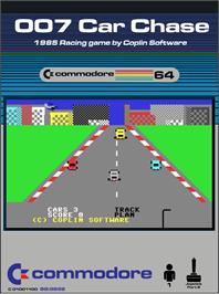 Box cover for 007 Car Chase on the Commodore 64.