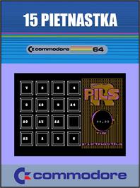 Box cover for 15 Pietnastka on the Commodore 64.