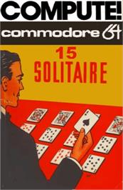Box cover for 15 Solitaire on the Commodore 64.