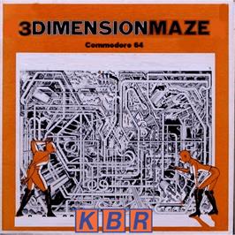 Box cover for 3 Dimension Maze on the Commodore 64.