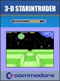 Box cover for 3d Starintruder on the Commodore 64.