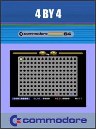Box cover for 4 By 4 on the Commodore 64.