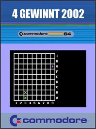 Box cover for 4 Gewinnt 2002 on the Commodore 64.
