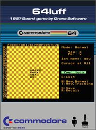 Box cover for 64 Luff on the Commodore 64.