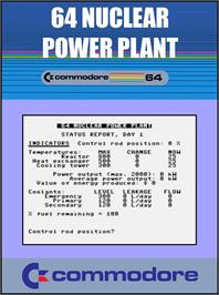 Box cover for 64 Nuclear Power Plant on the Commodore 64.
