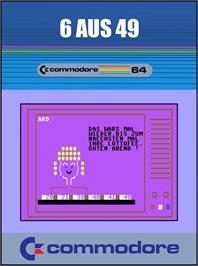 Box cover for 6 Aus 49 on the Commodore 64.