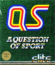 Box cover for A Question of Sport on the Commodore 64.