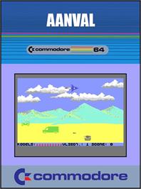 Box cover for Aanval on the Commodore 64.