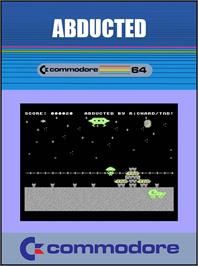 Box cover for Abducted on the Commodore 64.
