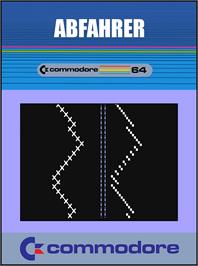 Box cover for Abfahrer on the Commodore 64.