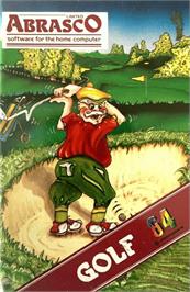 Box cover for Abrasco Golf on the Commodore 64.