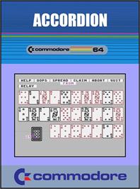 Box cover for Accordion on the Commodore 64.