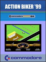 Box cover for Action Biker '99 on the Commodore 64.