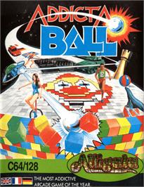 Box cover for Addicta Ball on the Commodore 64.