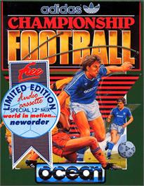 Box cover for Adidas Championship Football on the Commodore 64.