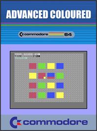 Box cover for Advanced Coloured on the Commodore 64.